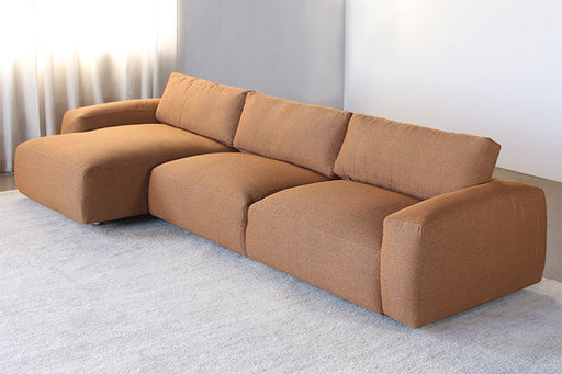 SF251 - Two Piece Sectional Sofa In Terracotta Upholstery
