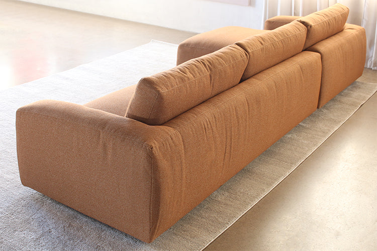 SF251 - Two Piece Sectional Sofa In Terracotta Upholstery