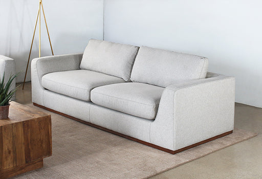 SF252 - Off White Mordern Sofa With Flared Sides