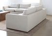 SF252 - Off White Mordern Sofa With Flared Sides