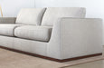 SF252 - Off White Mordern Sofa With Flared Sides