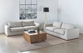 SF252 - Off White Mordern Sofa With Flared Sides