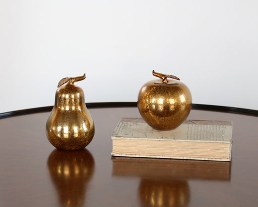 SFIG32 Gold Apple and Pear Set