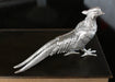 SFIG39 Pair of Nickel Plated Pheasants 