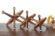 SFIG50 Set of 3 Wood and Metal Jacks 