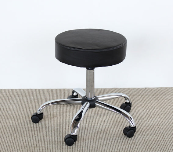 Black Vinyl Medical Stool