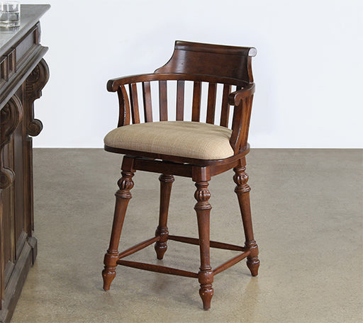 ST99 - Barrel Back Counter Stool 