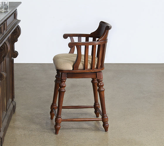 ST99 - Barrel Back Counter Stool 