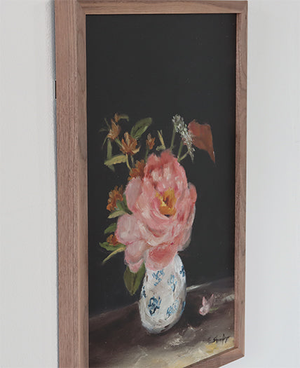 Pink Peony 18W x 24H