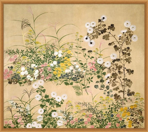 STILL809 Vintage Floral Screen 42W x 37H