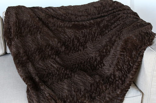 THR13 Mink Faux Fur Throw 