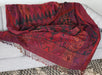 THR17 Tenali Throw in Fuschia and Eggplant 
