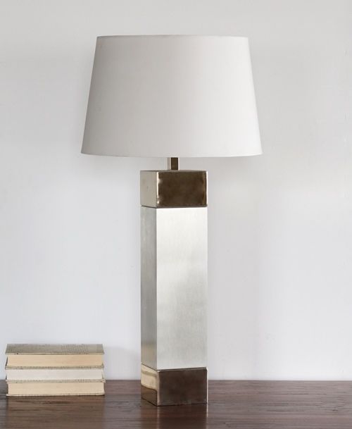 TL02 - Vintage Silver Table Lamp