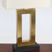 TL313 - Antique Brass Rectangle Table Lamp