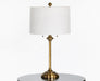 TL317 Antique Brass Monroe Table Lamp