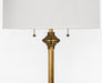 TL317 Antique Brass Monroe Table Lamp