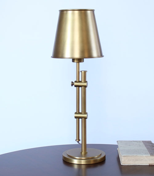 TL319 - Antique Brass Aiden adjustable Table Lamp