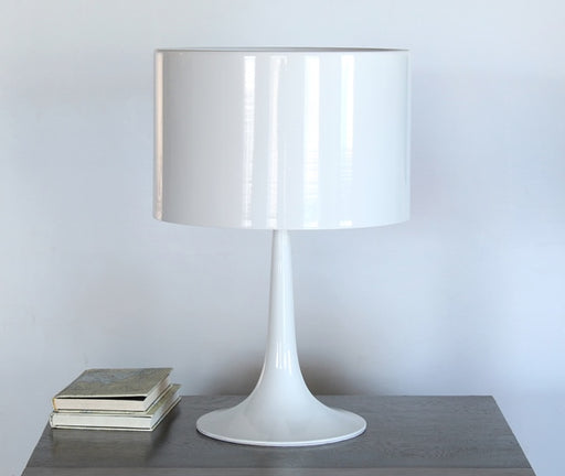 TL349 White Tulip Table Lamp 