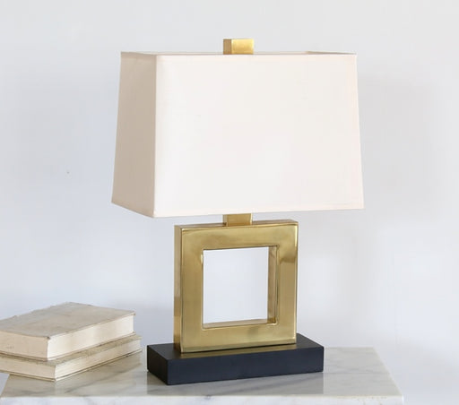 TL352 Brass Square Table Lamp