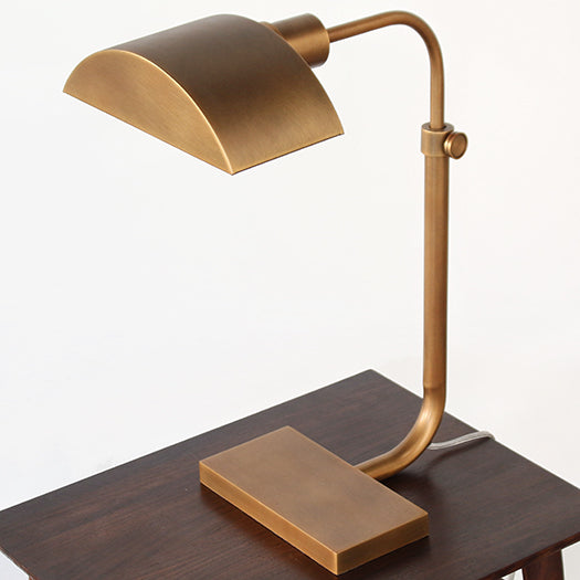 TL391 Koleman Adjustable Task Table Lamp in Brass