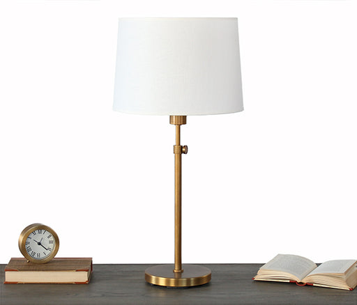 TL392 Koleman Adjustable Table Lamp in Brass 