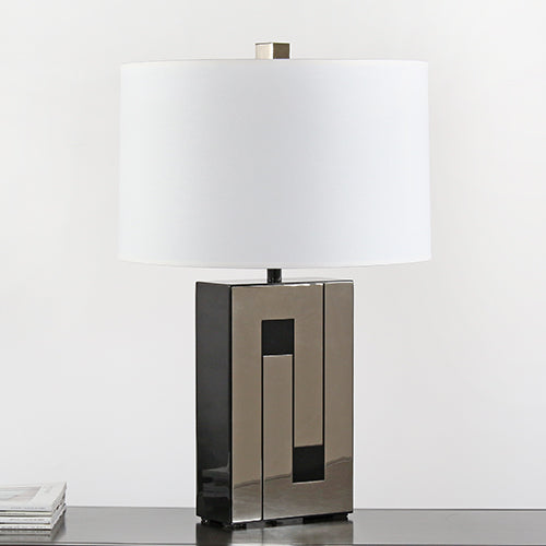 Mirror Panel Geometric Table Lamp