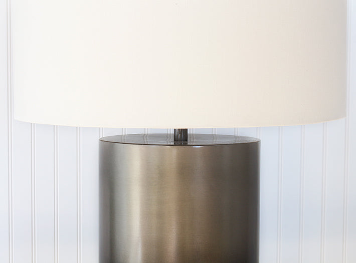 Ombre Antique Pewter Table Lamp