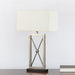 TL60 - Antique Chrome X Base Lamp