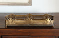 TRAY28 Antique Brass Gallery Tray