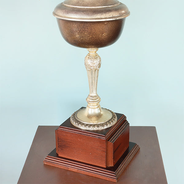Vintage Silver Golfer Trophy
