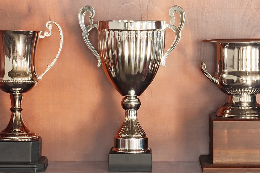 Set of 3 Various Silver Trophies