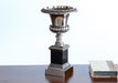URN23 Nickle Urn On Black Base