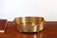 URN54 Antiqued Brass Oval Centerpiece Bowl 