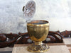 URN84 Ornate Brass Urn with Hinged Lid 