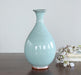 VASE195 Celedon Ice Crackle Vase