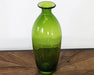VASE201- Narrow-Neck Tall Green Glass Vase