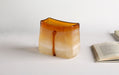 VASE230 Cream Cognac Vase