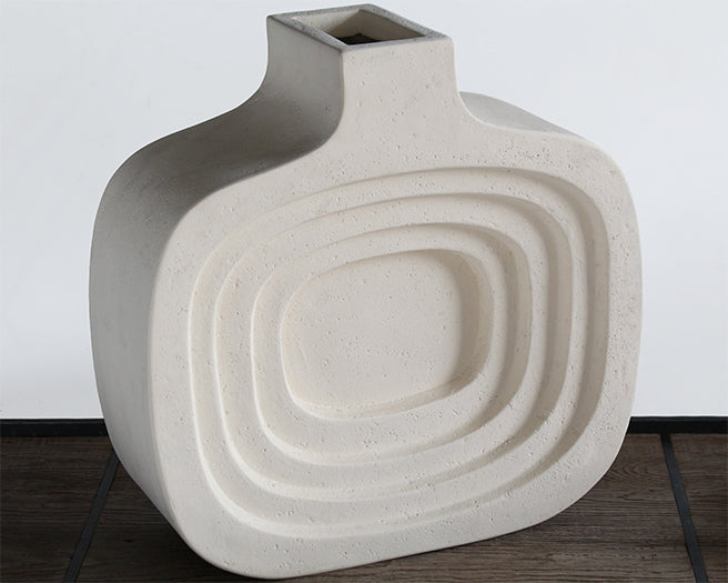 VASE263 Sonic Square Sandstone Vase