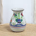 VASE270 - Cream Ceramic Vase With Floral Motif