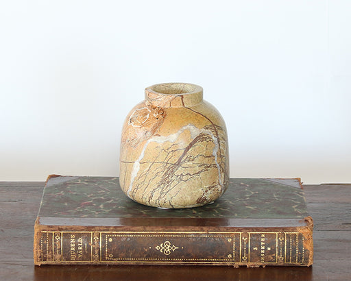 VASE274 - Small Marble Rain Forest Green Vase