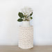 VASE278 - Large White Ceramic Floral Vase