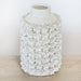 VASE279 - Small White Ceramic Floral Vase