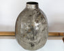 VASE283 - Small Iron Vase With Antiqued Silver Finish