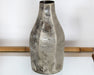 VASE284 - Medium Iron Vase With Antiqued Silver Finish