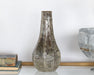 VASE285 - Large Iron Teardrop Vase With Antiqued Silver Finish