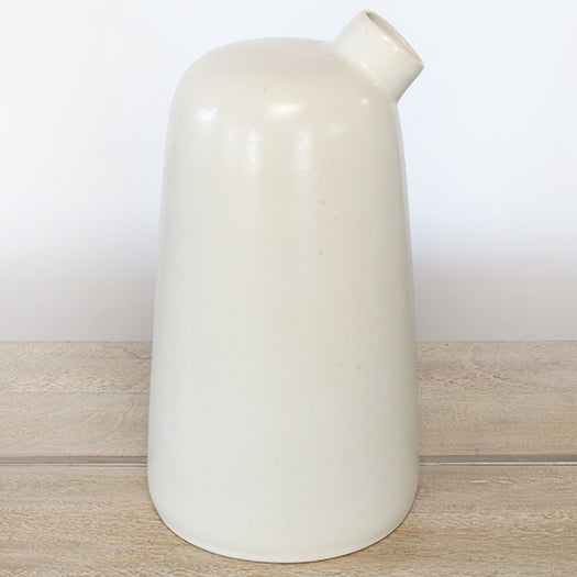 VASE287 - Medium Ceramic Frisco Cream Vase