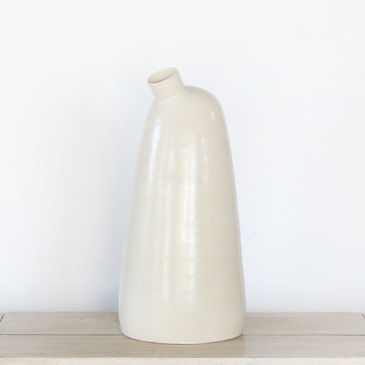 VASE288 - Large Ceramic Frisco Cream Vase