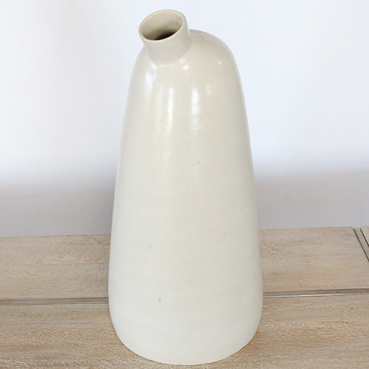 VASE288 - Large Ceramic Frisco Cream Vase