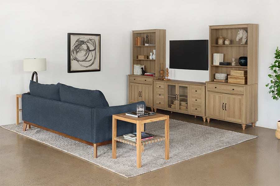 Oak Farmhouse Bookcase