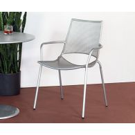 Aluminum Mesh Modern Bistro Chair
